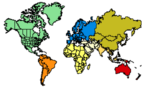 world map